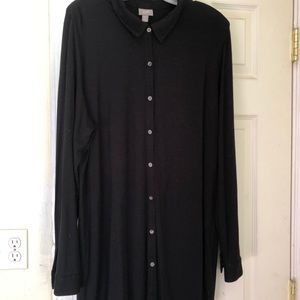 Jjill stretch black tunic